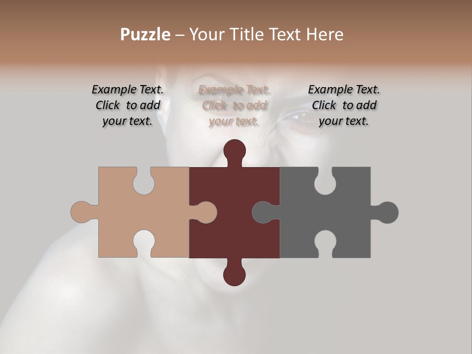 Death Angry Beauty PowerPoint Template