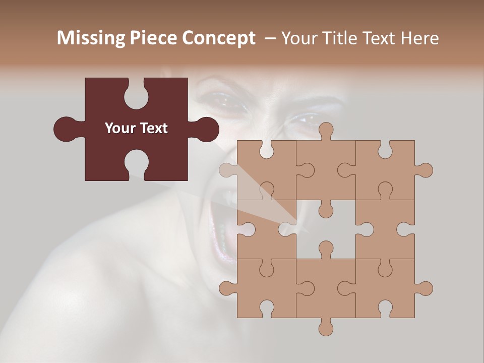 Death Angry Beauty PowerPoint Template