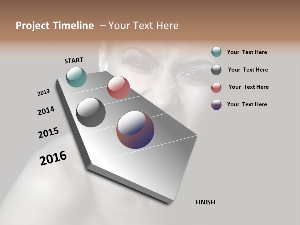 Death Angry Beauty PowerPoint Template