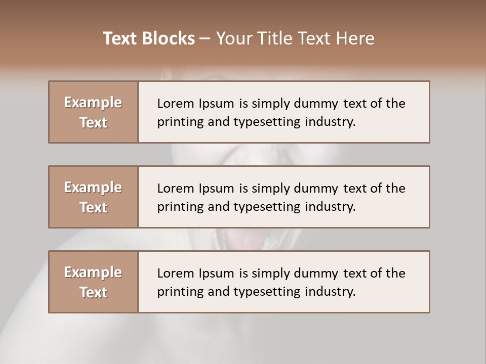 Death Angry Beauty PowerPoint Template