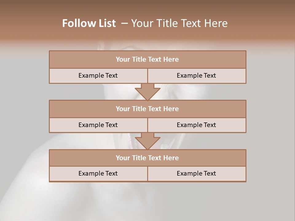 Death Angry Beauty PowerPoint Template