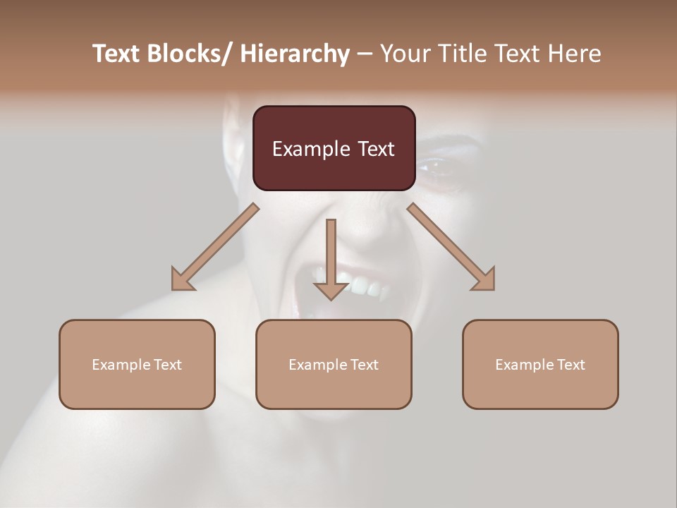Death Angry Beauty PowerPoint Template