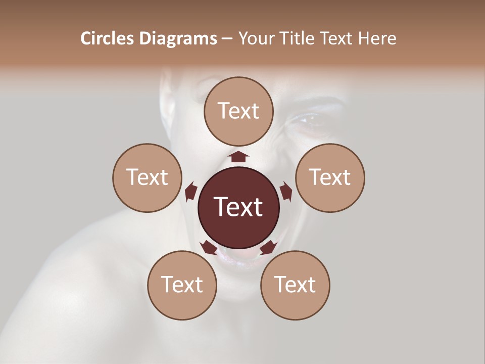 Death Angry Beauty PowerPoint Template