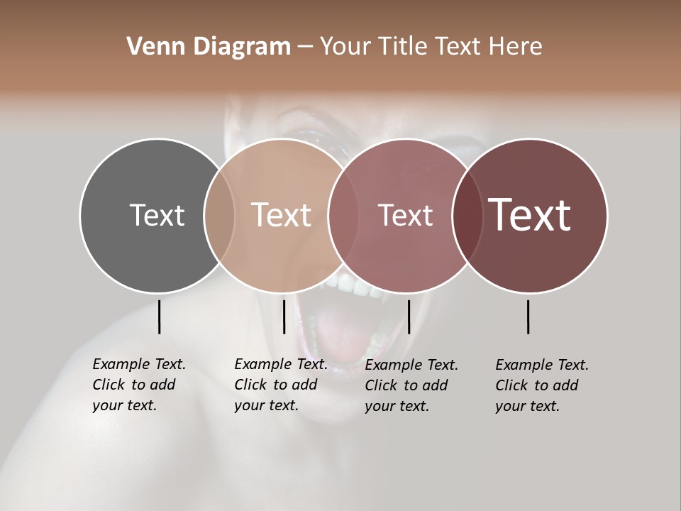 Death Angry Beauty PowerPoint Template