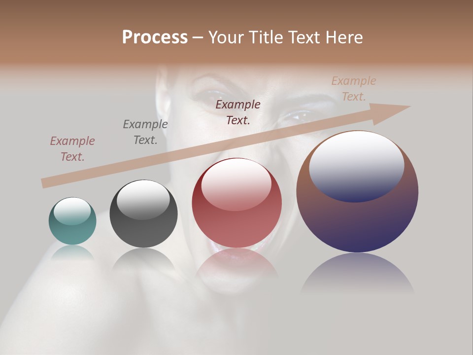 Death Angry Beauty PowerPoint Template