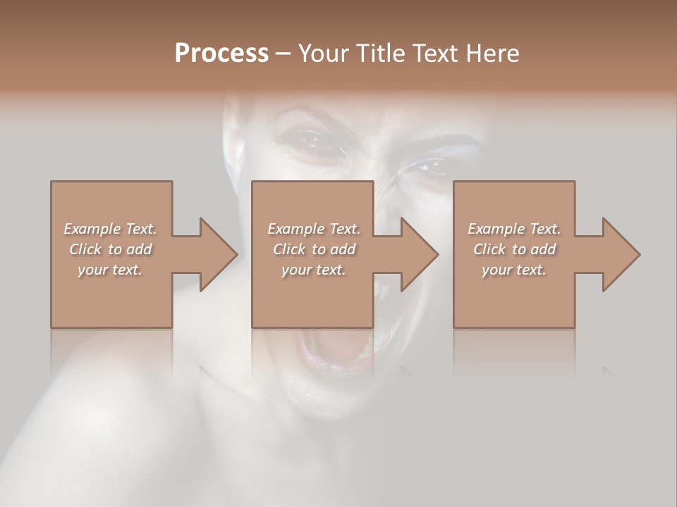 Death Angry Beauty PowerPoint Template