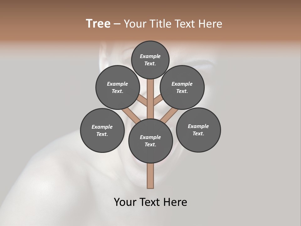 Death Angry Beauty PowerPoint Template