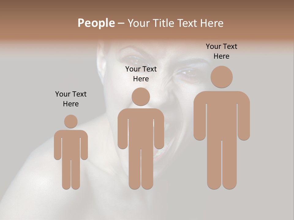 Death Angry Beauty PowerPoint Template