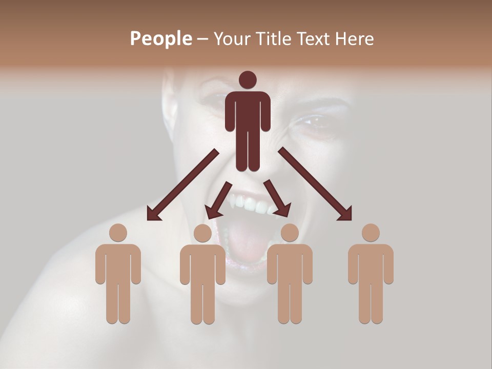 Death Angry Beauty PowerPoint Template