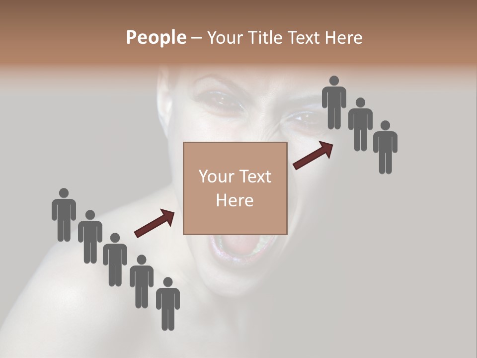 Death Angry Beauty PowerPoint Template