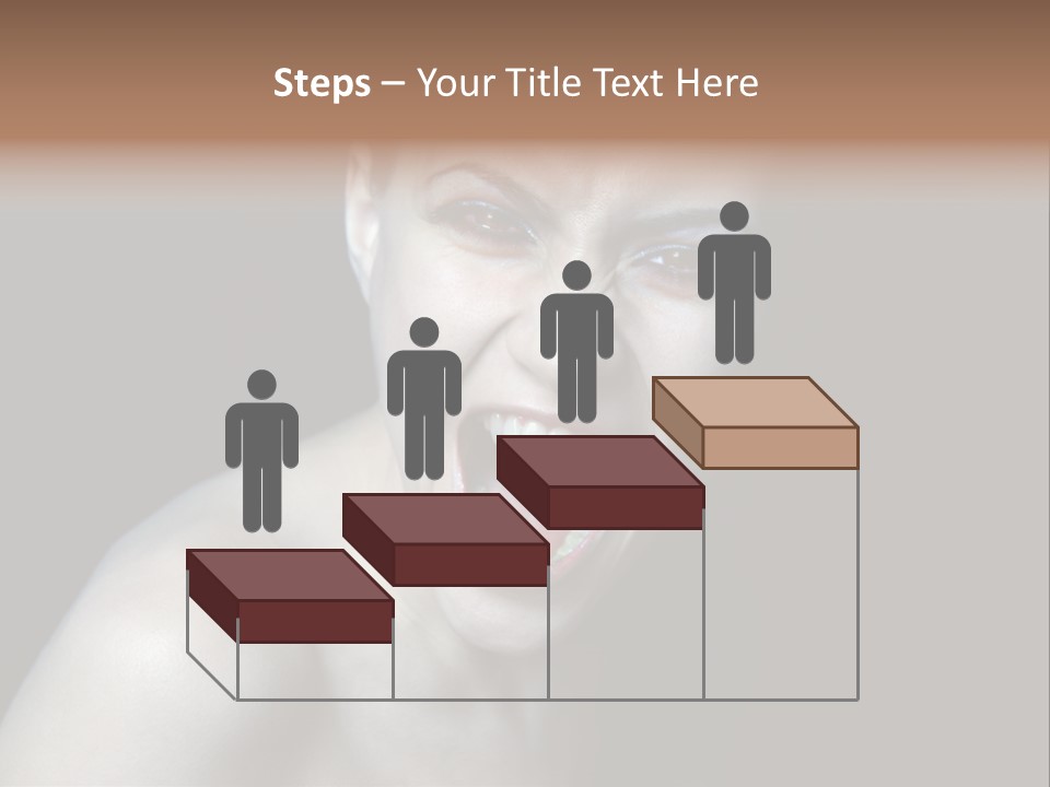 Death Angry Beauty PowerPoint Template