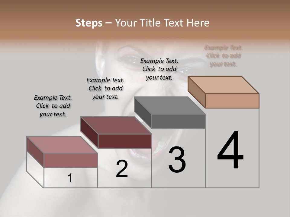 Death Angry Beauty PowerPoint Template