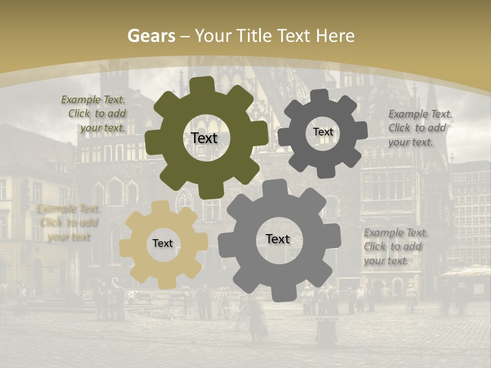 Centrum Holiday Center PowerPoint Template