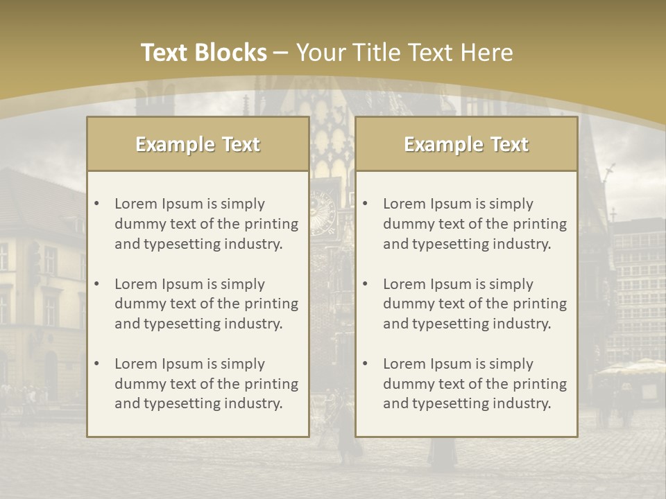 Centrum Holiday Center PowerPoint Template