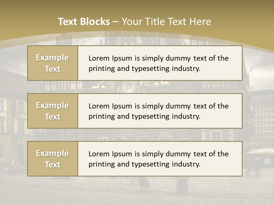 Centrum Holiday Center PowerPoint Template