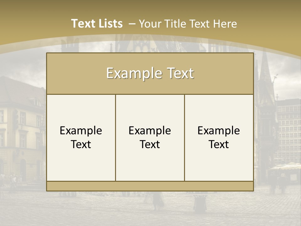 Centrum Holiday Center PowerPoint Template