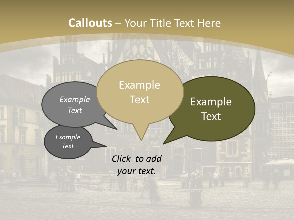 Centrum Holiday Center PowerPoint Template