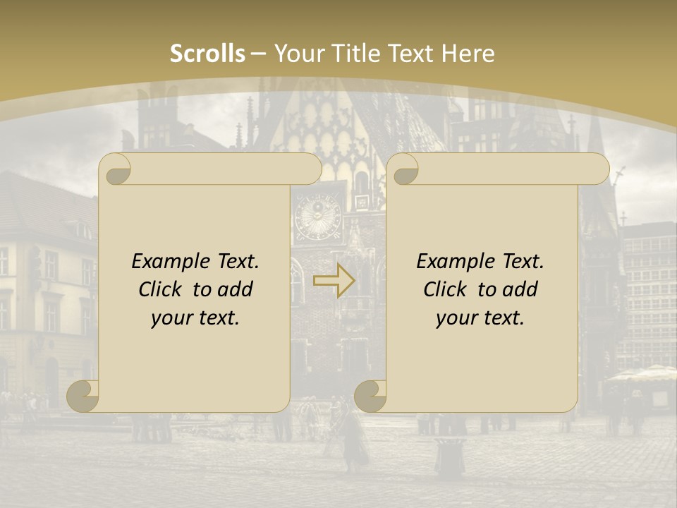 Centrum Holiday Center PowerPoint Template