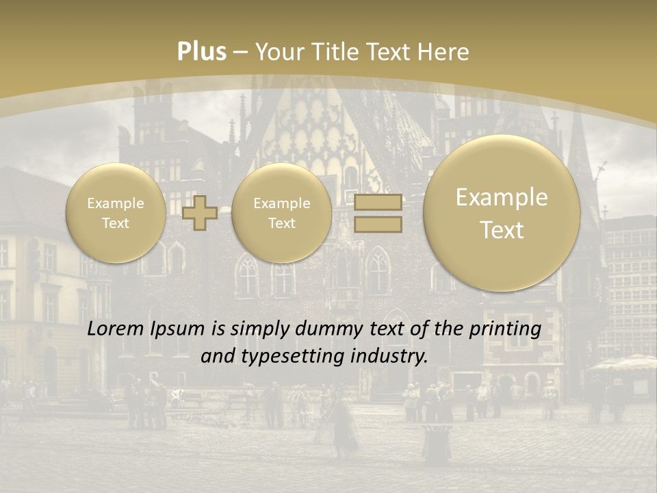 Centrum Holiday Center PowerPoint Template