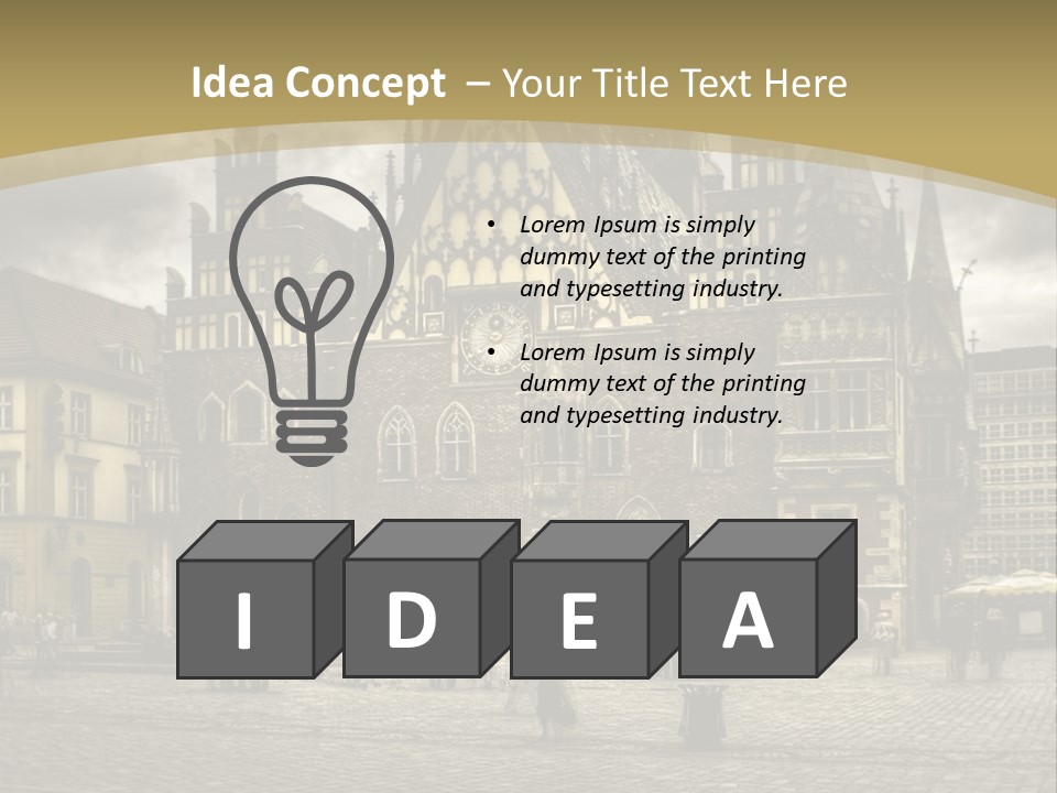 Centrum Holiday Center PowerPoint Template