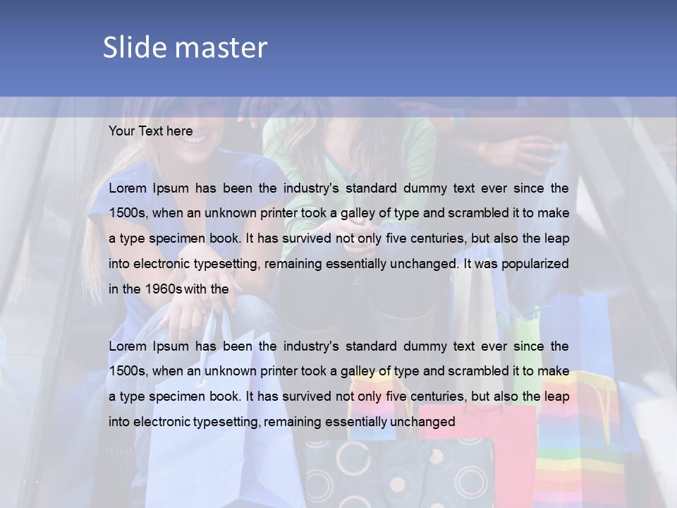 Charming People Smiling PowerPoint Template