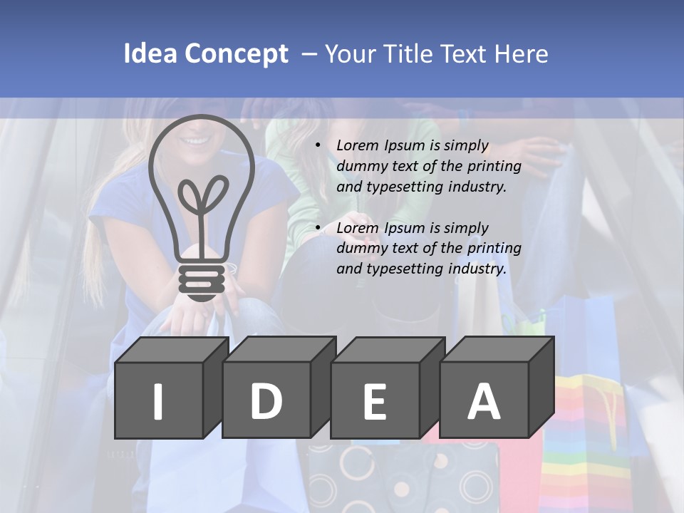 Charming People Smiling PowerPoint Template