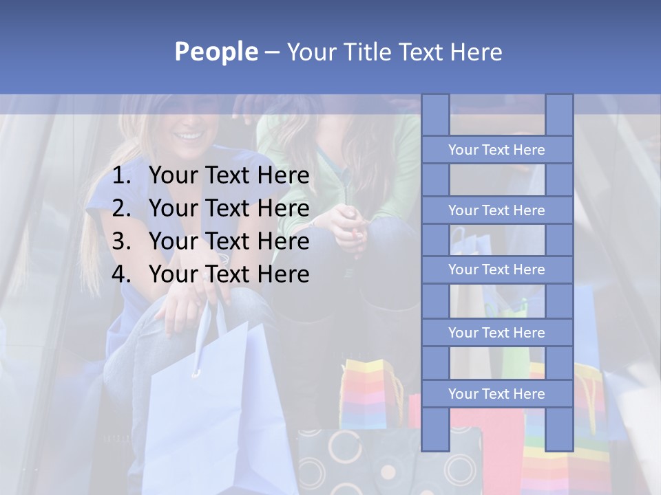 Charming People Smiling PowerPoint Template
