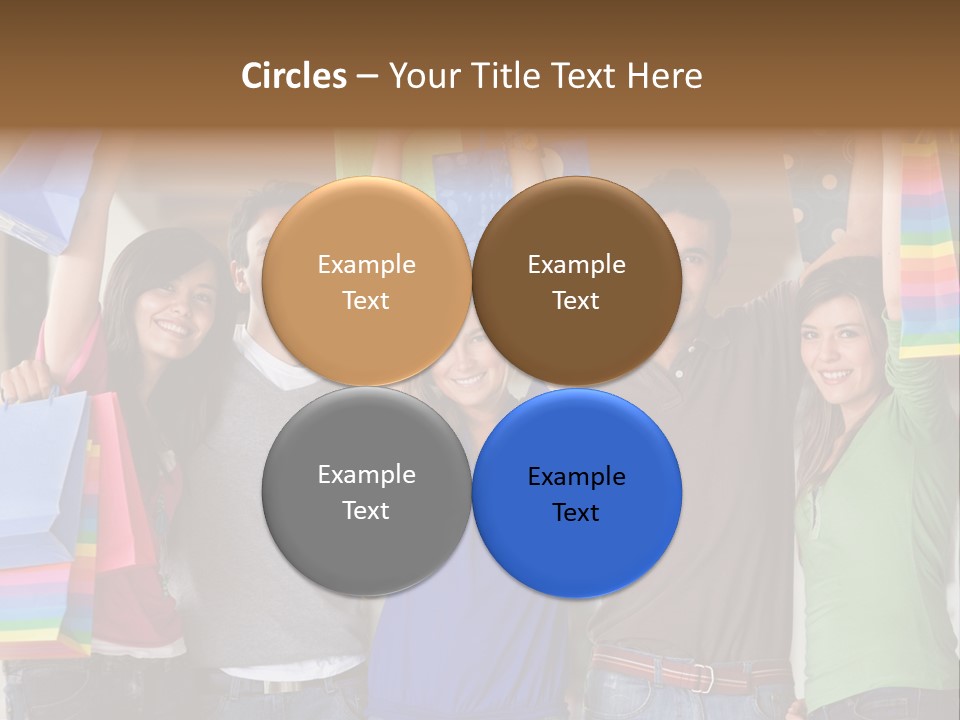 Man Sales Shops PowerPoint Template