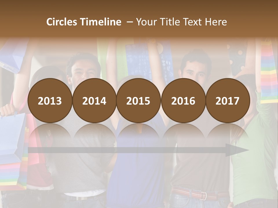 Man Sales Shops PowerPoint Template