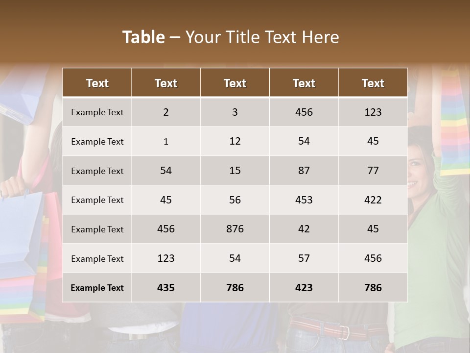 Man Sales Shops PowerPoint Template