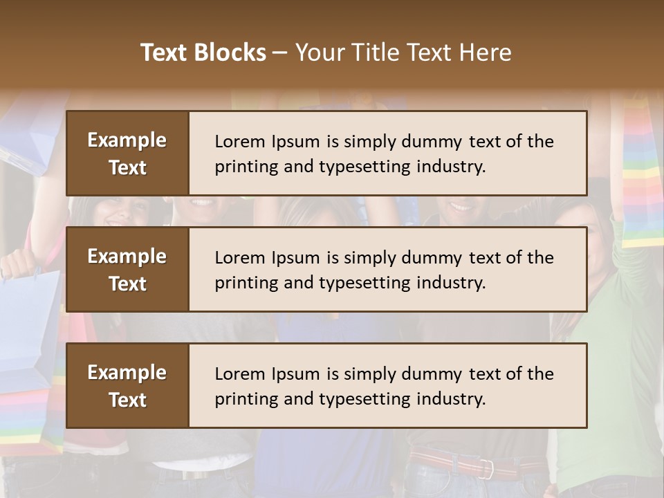 Man Sales Shops PowerPoint Template