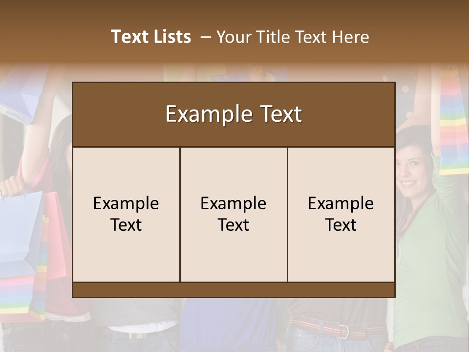 Man Sales Shops PowerPoint Template