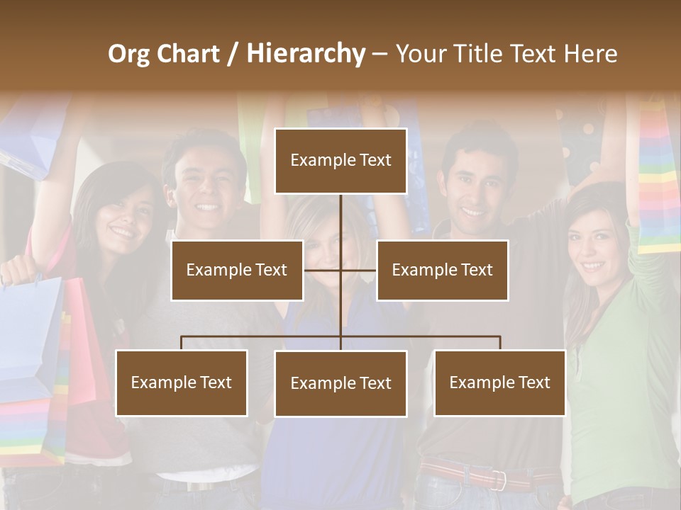 Man Sales Shops PowerPoint Template