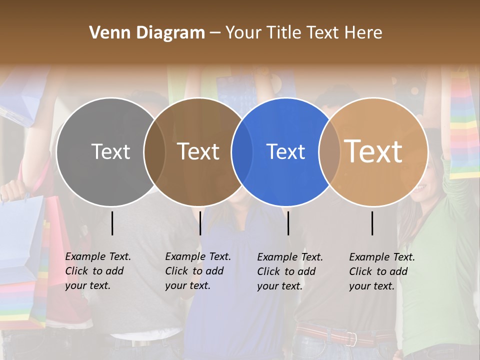 Man Sales Shops PowerPoint Template