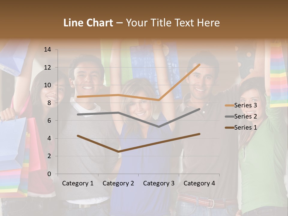 Man Sales Shops PowerPoint Template