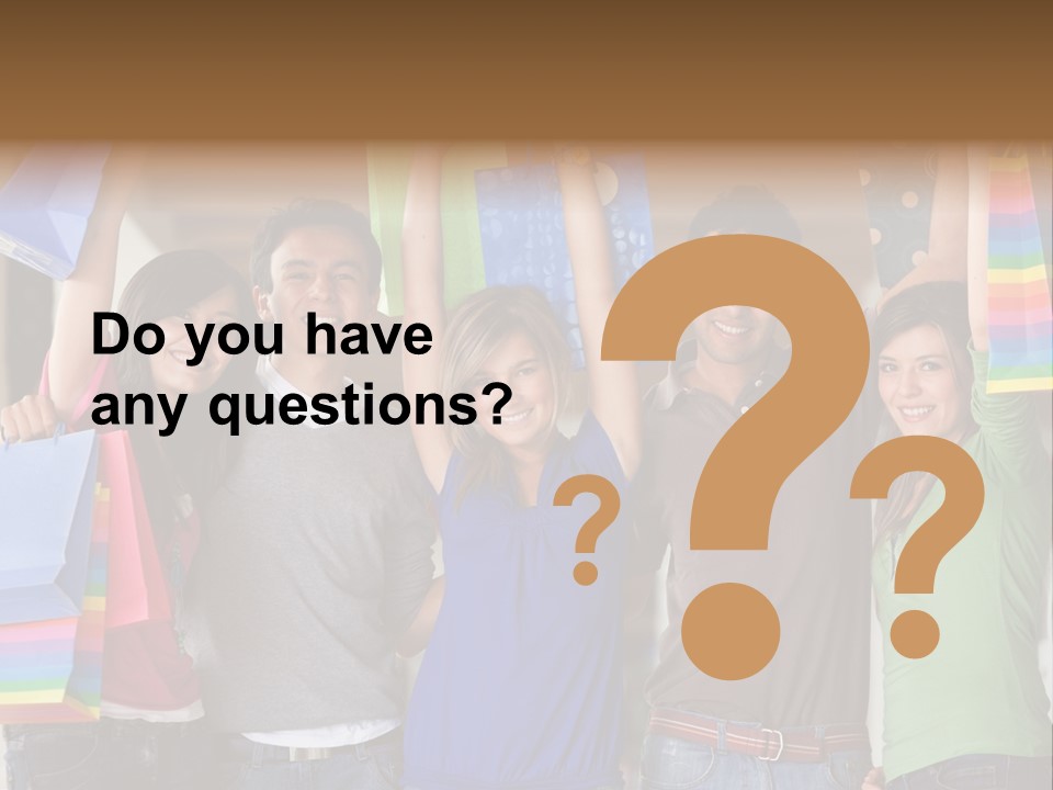 Man Sales Shops PowerPoint Template