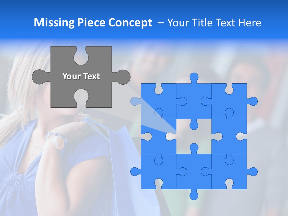 Friends Beautiful Girl PowerPoint Template