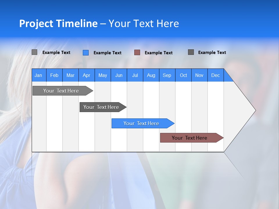 Friends Beautiful Girl PowerPoint Template