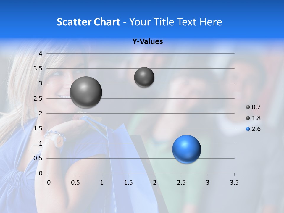 Friends Beautiful Girl PowerPoint Template