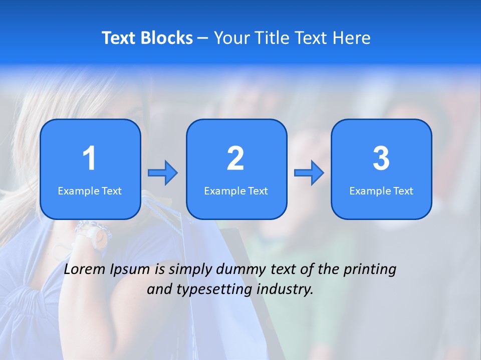 Friends Beautiful Girl PowerPoint Template