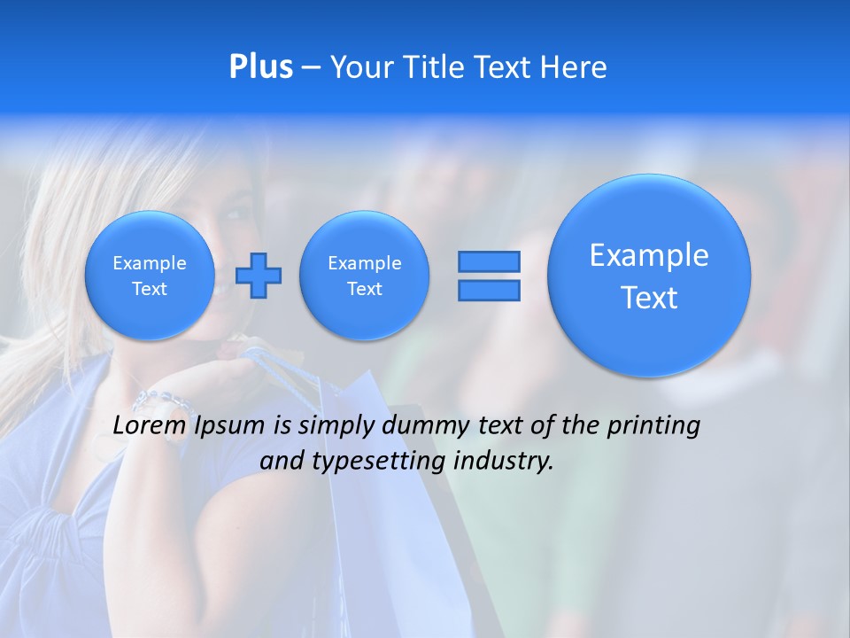 Friends Beautiful Girl PowerPoint Template