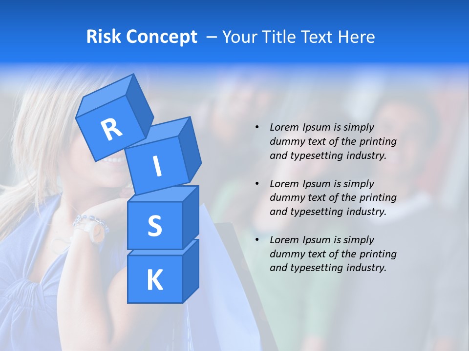 Friends Beautiful Girl PowerPoint Template