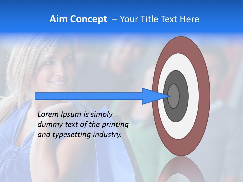 Friends Beautiful Girl PowerPoint Template