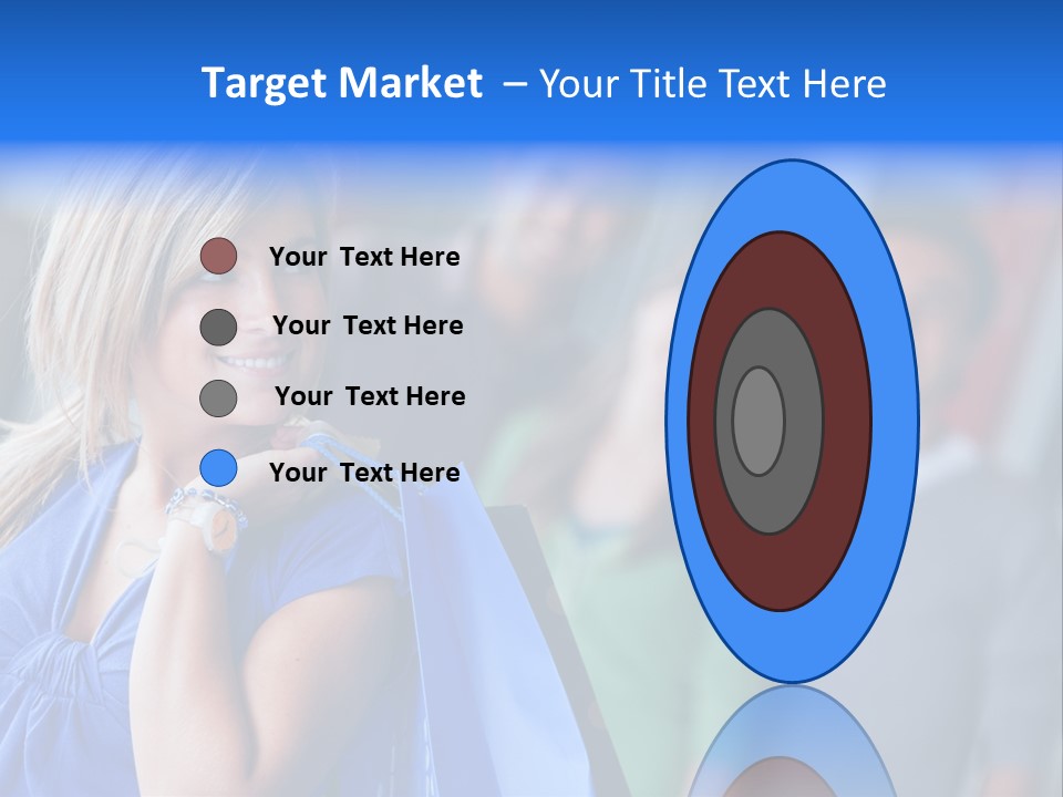 Friends Beautiful Girl PowerPoint Template