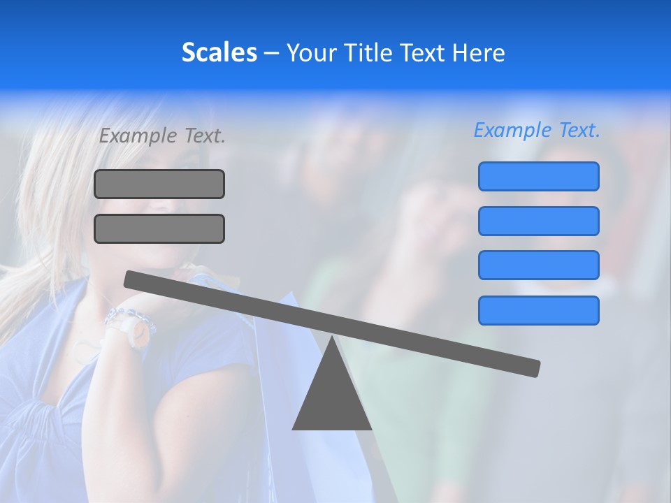 Friends Beautiful Girl PowerPoint Template