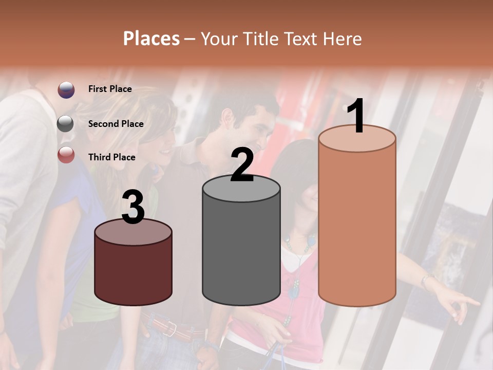 Smile Woman Presents PowerPoint Template