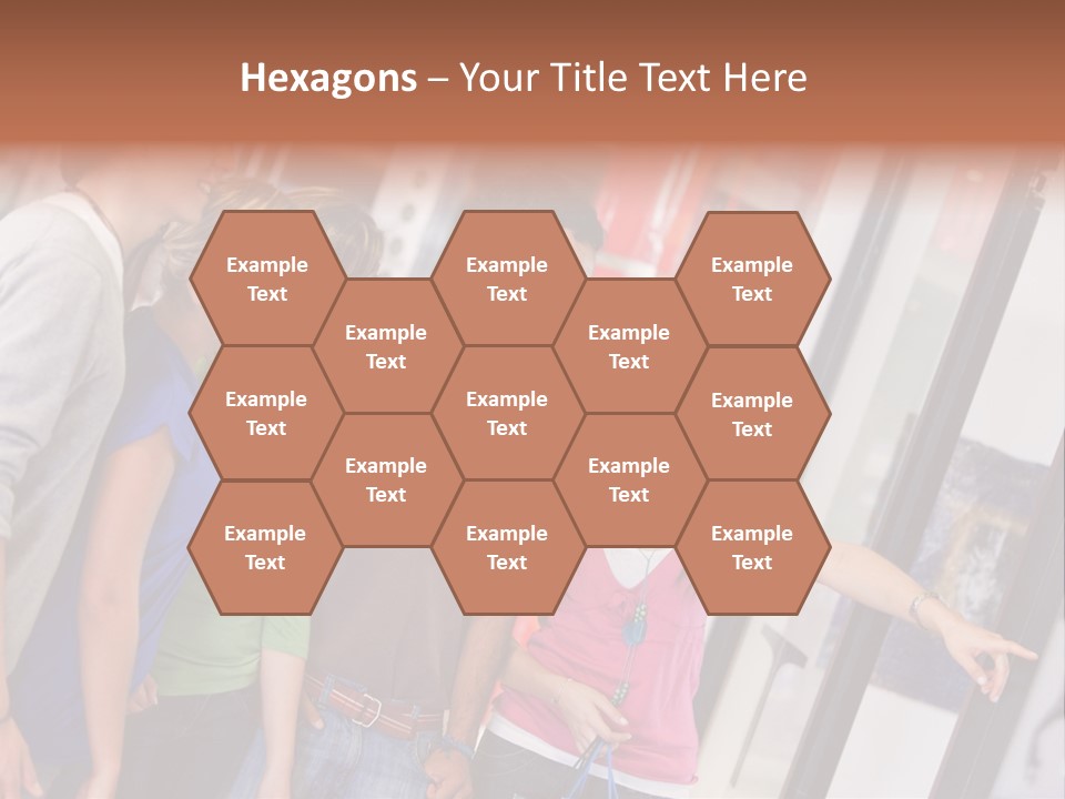 Smile Woman Presents PowerPoint Template