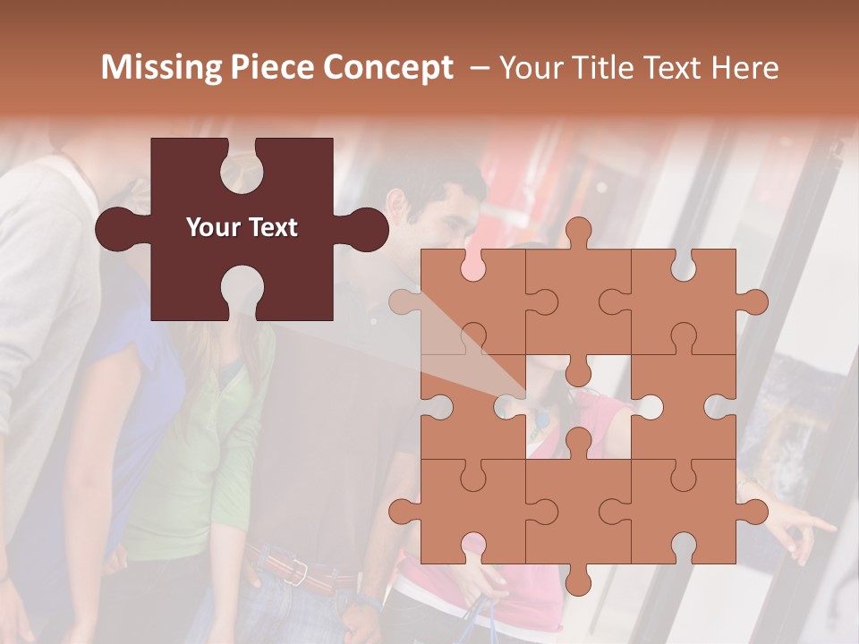 Smile Woman Presents PowerPoint Template