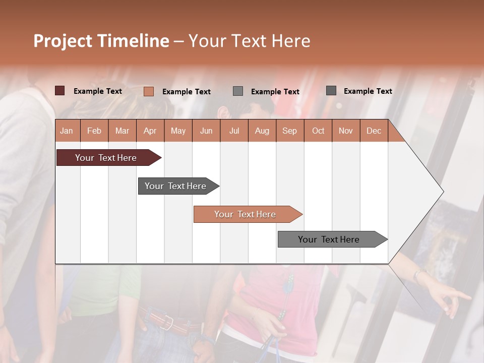 Smile Woman Presents PowerPoint Template