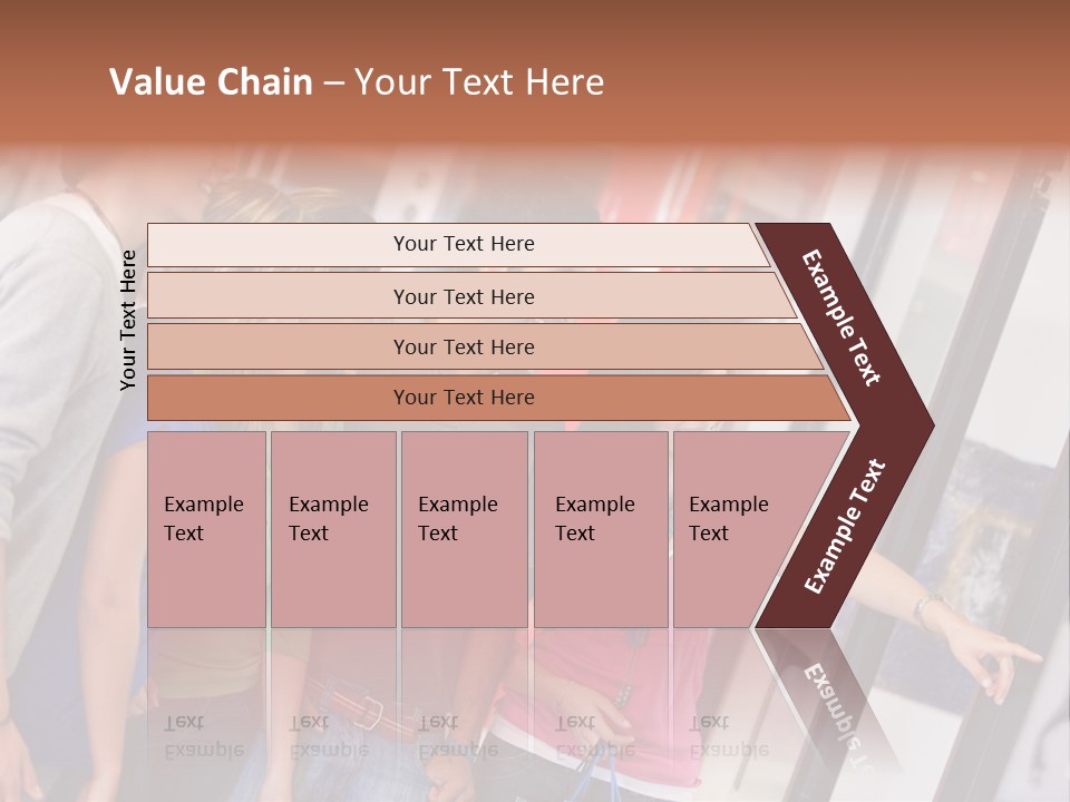 Smile Woman Presents PowerPoint Template